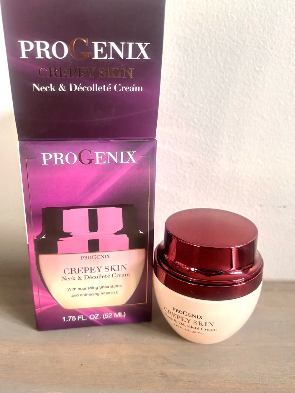 Progenix - Crepey Skin Neck & Decollete Cream - 1.75 Fl Oz